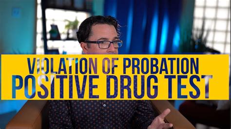 Violation of Probation for a Positive Drug Test | Law Office of John