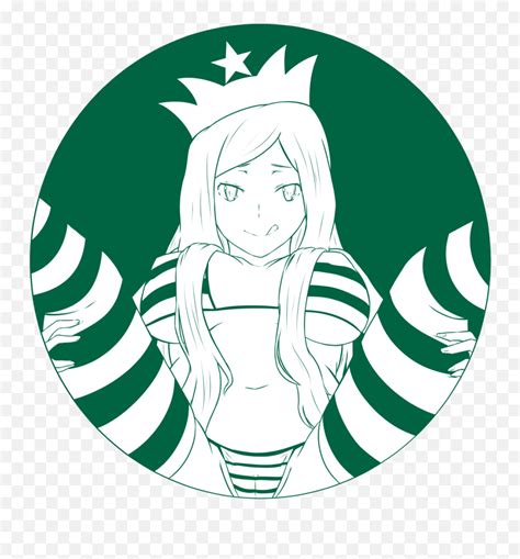 Starbucks Siren Drawn By Astercrowley Danbooru Starbuck Hentai Png