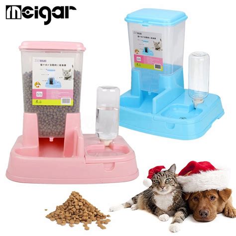 Makanan kucing banyak dijual berupa kalengan ataupun kiloan. 2 in 1 Pet Cat Dog Automatic Dispenser Water Food Feeder ...