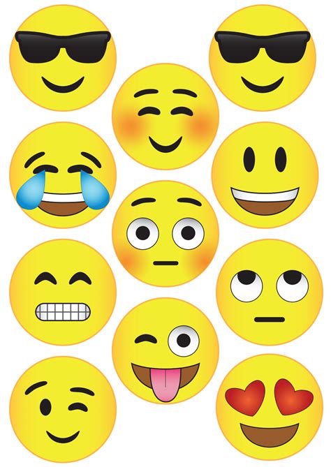 Emojis Emoções Para Imprimir Modisedu