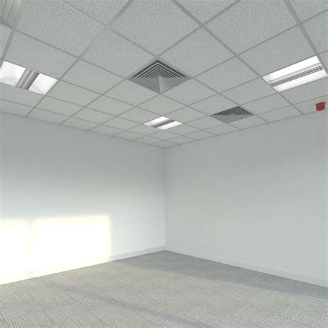 Here are extensive installation instructions. Office Suspended Ceiling 3d model