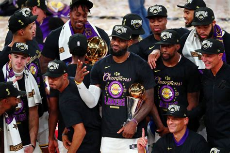 2020 season schedule, scores, stats, and highlights. WATCH: LeBron James Takes Along His Championship Trophy to Lakers' Party in Las Vegas ...