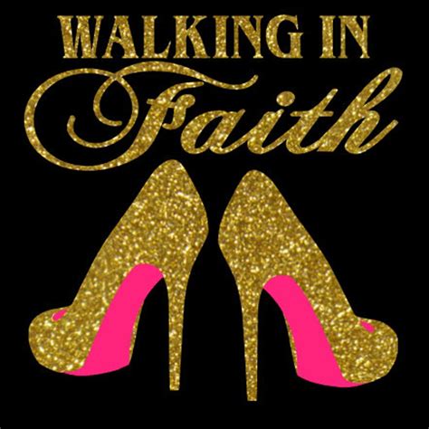 Walking In Faith Heels Svg Etsy