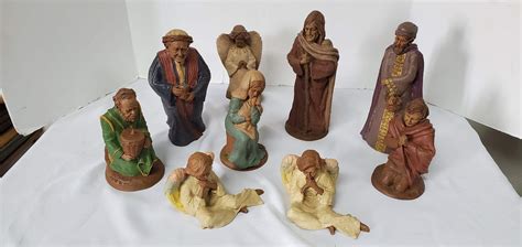 Lot 311 Nativity Figures By Tom Clark 1980s Some 1990s Signed