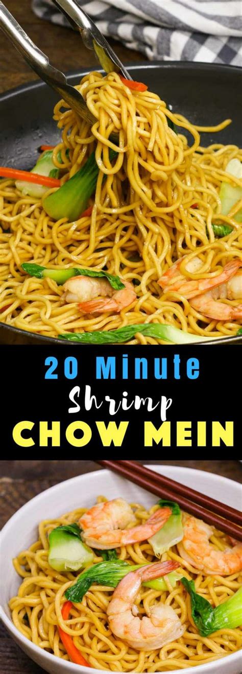 20 Minute One Pot Shrimp Chow Mein Recipe Tipbuzz