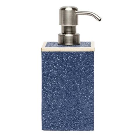 3 easy tips to decor bathroom themes interior decorating. Manchester Faux Shagreen Bathroom Accessories (Navy Blue ...