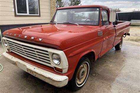 No Reserve 1967 Mercury M 100 Pickup 4 Speed For Sale On Bat Auctions