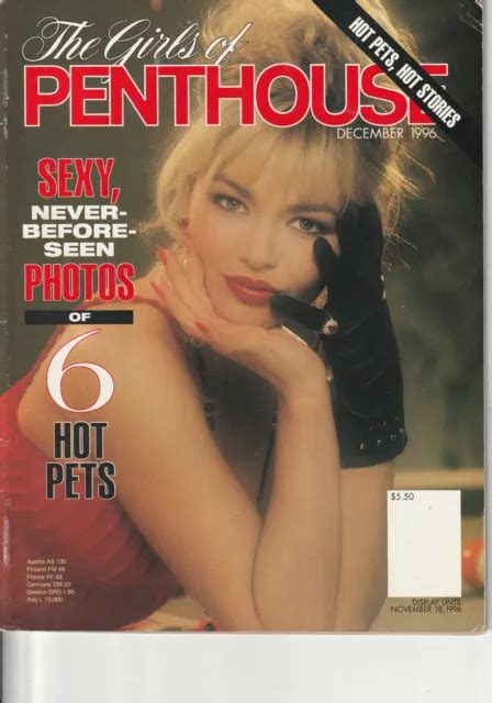 The Girls Of Penthouse Vintage Adult Magazine Dec 1996 1995 Picclick