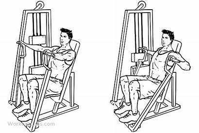Chest Press Machine Hammer Strength Seated Workout