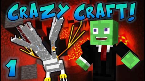 Minecraft Crazy Craft Ep 1 The Best Start Ever Youtube