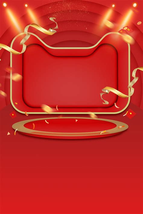 Red Sales Poster Background Red Sales Poster Background Image For