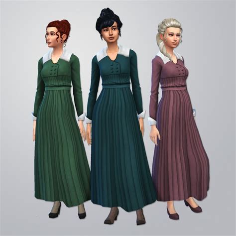 Sims 4 Historical Cc 1915 Dress Sims 4 Sims