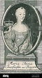 Maria Anna, Electress of Bavaria, engraving 1 Stock Photo - Alamy