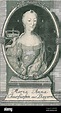 Maria Anna, Electress of Bavaria, engraving 1 Stock Photo - Alamy