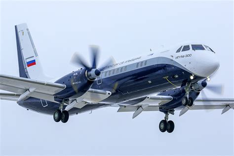 New Russian Turboprop Il 114 300 Completes Maiden Flight Air Data News