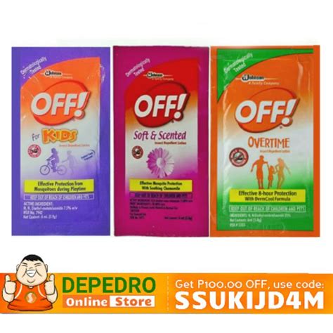 Off Insect Repellent Lotion 58g Pack Shopee Philippines