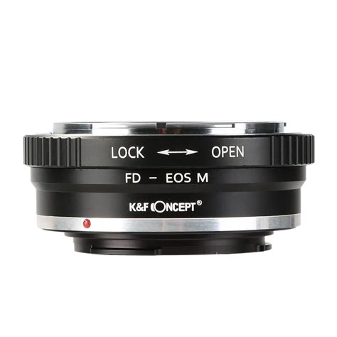 kandf m13142 canon fd lenses to canon eos m lens mount adapter with tripod mount kentfaith