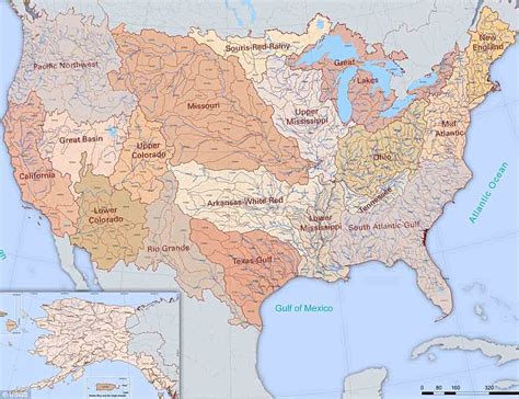 the veins of america stunning map shows every river basin in the us reel deal anglers