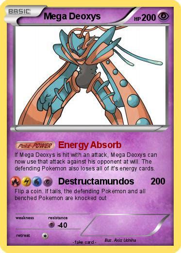 Maybe you would like to learn more about one of these? Pokémon Mega Deoxys 8 8 - Energy Absorb - My Pokemon Card