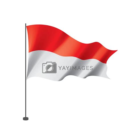 Indonesia Flag Vector Illustration By Butenkow Vectors And Illustrations