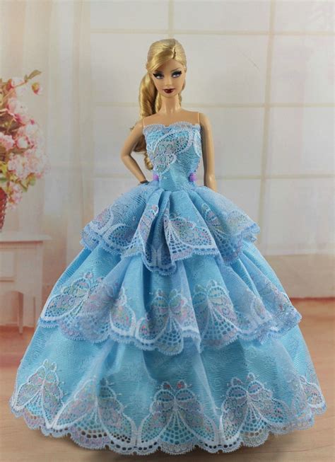 New 4 Pcs Princess Dress Wedding Clothes Gown For Barbie Doll S303 Ebay Barbie Gowns Barbie