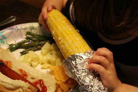 Snappily Ever After Grilled Corn On The Cob
