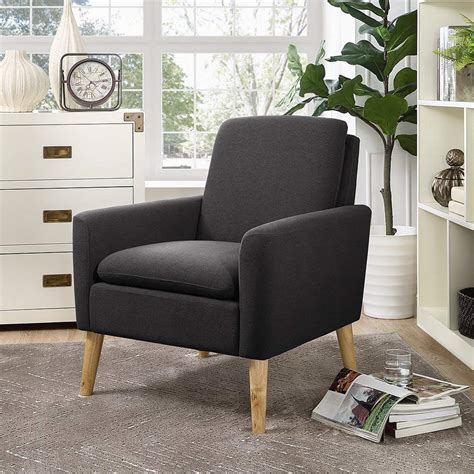 Dazone Modern Accent Chair Single Sofa Comfy Upholstered