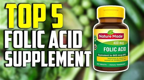 Best Folic Acid Supplement Top 5 Best Folic Acid Supplement For Male Fertility Youtube