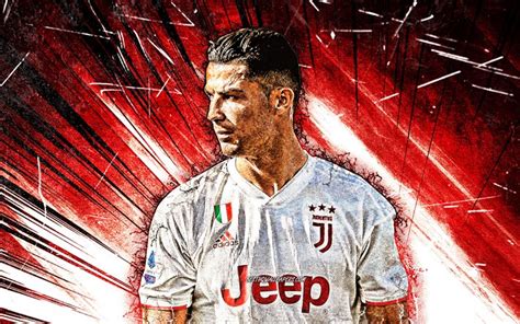 Cr7 juventus wallpaper 4k hd 2018 ¤do you like cristiano ronaldo? Download wallpapers Cristiano Ronaldo, 4k, red abstract ...