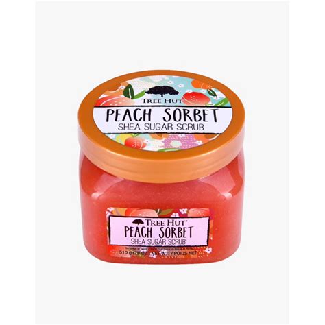 Esfoliante Corporal Tree Hut Peach Sorbet Shea Sugar Scrub 510g Shopee Brasil