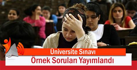 Jun 27, 2020 · üniversite sınavı soruları kapsamında adayları her sene olduğu gibi bu yıl da türkçe ve matematik bölümünün zorladığı tahmin ediliyor. Üniversite Sınavı Örnek Soruları Yayımlandı | KamudanSes.Com