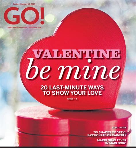 Go Magazine Valentines Cover Latest Work Magazine Cover Valentines