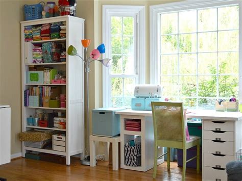 Go through your craft room and purge. Tips to Organize a Craft Room - With Frugal and Pretty Ideas