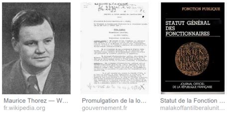 Il a été diplômé en octobre 2017. Annie Lacroix-Riz : LE STATUT DE LA FONCTION PUBLIQUE, UNE ...