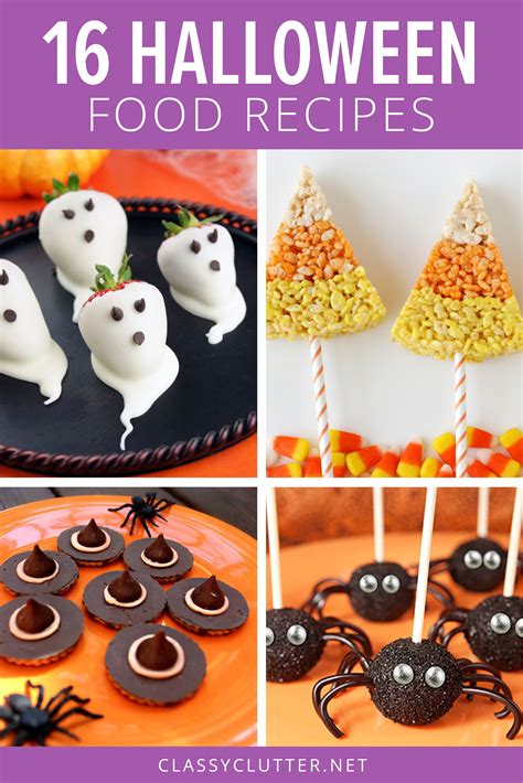 16 Fun Halloween Food Ideas Kids Halloween Food Fun Halloween Food