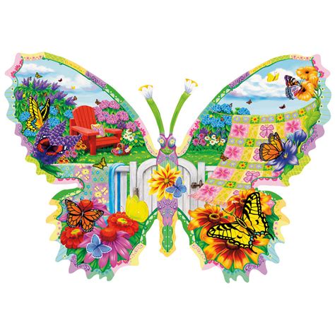 Butterfly Summer 1000 Piece Shaped Jigsaw Puzzle Spilsbury
