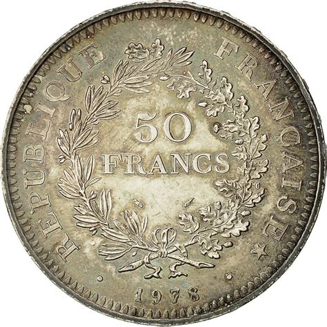 #491125 France, Hercule, 50 Francs, 1978, Paris, SUP+, Argent, KM 941.1