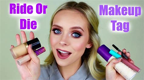 Ride Or Die Makeup Tag Cosmobyhaley Youtube