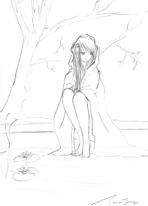Sad Anime Girl Drawing At Getdrawings Free Download