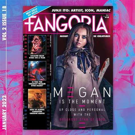 M3gan Dances Her Way Onto Fangoria 18 Newsstand Cover
