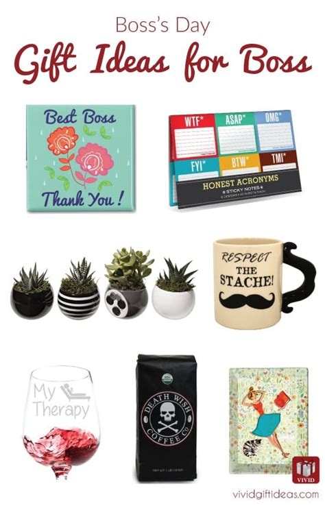 Find thoughtful boss's day gift ideas such as the world atlas of beer, desktop miniature toolbox, watch and sunglasses case, golf lesson with a pga pro. Boss's Day: 10 Gifts to Impress Your Boss - Vivid's