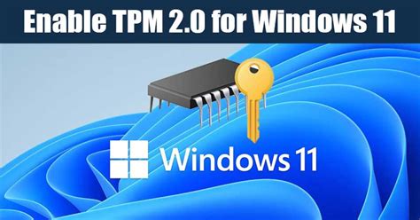 How To Enable Tpm 20 In Windows 10 Pc Freemium World