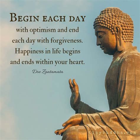 Begin Each Day With Optimism Buddhist Quotes Buddha