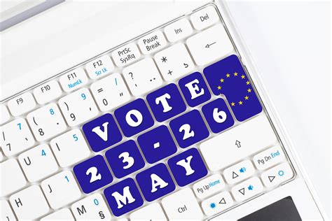 European Elections Date On Computer Keyboard Creative Commons Bilder