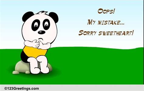 Oops Sorry Free Sorry Ecards Greeting Cards 123 Greetings