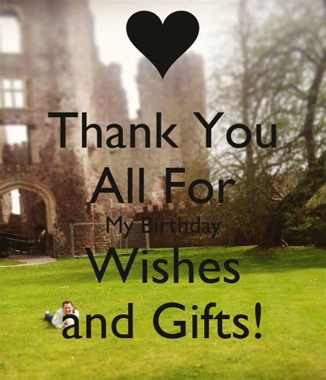 Thank You All For My Birthday Wishes And Ts Poster