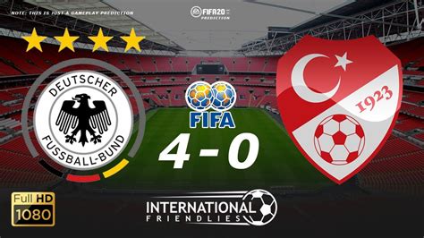 Germany Vs Turkey 4 0 International Friendly 2020 Fifa 21 Youtube