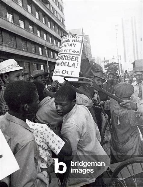 Image Of Apartheid South Africa Riots During Pro Mandela