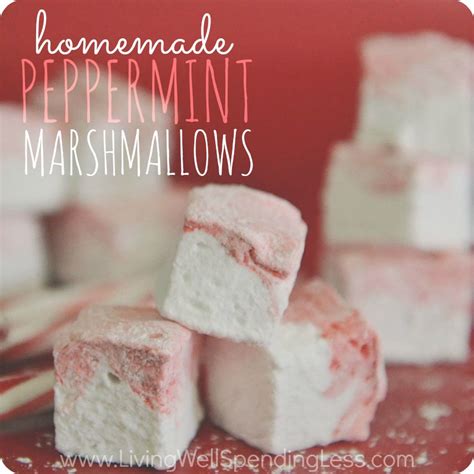 Homemade Peppermint Marshmallows