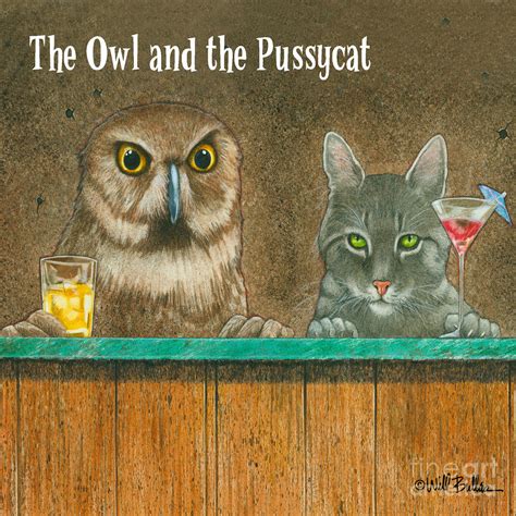 The Owl And The Pussycat By Will Bullas